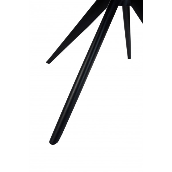 Стілець поворотний R-165 попільний + чорний