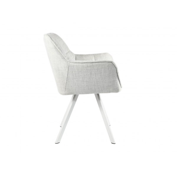 Стілець M-235 сніжно-білий + білий