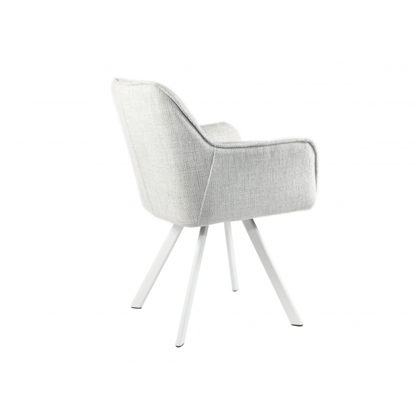 Стілець M-235 сніжно-білий + білий