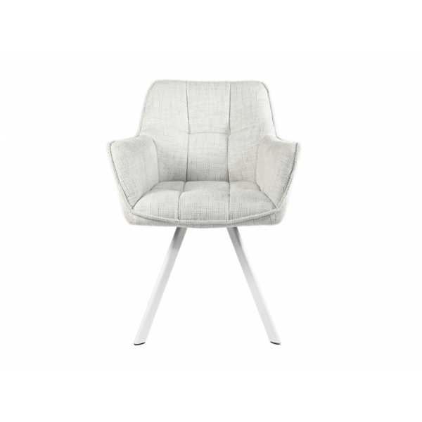 Стілець M-235 сніжно-білий + білий