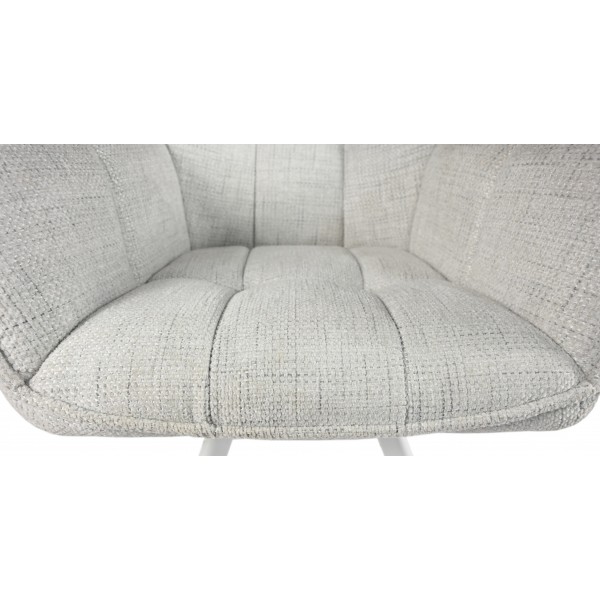 Стілець M-235 сніжно-білий + білий