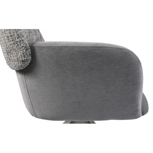 Стілець поворотний R-165 прованс + білий