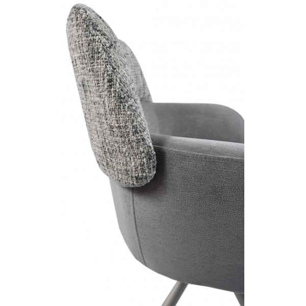 Стілець поворотний R-165 прованс + білий