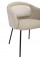 Стілець M-242 кокосове молоко + чорний