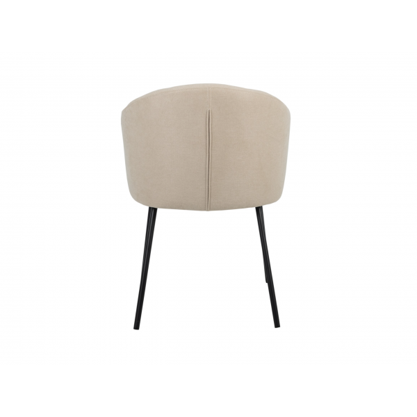 Стілець M-242 кокосове молоко + чорний