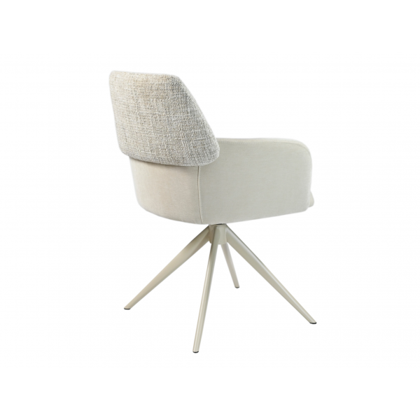 Стілець поворотний R-165 тофу + капучино