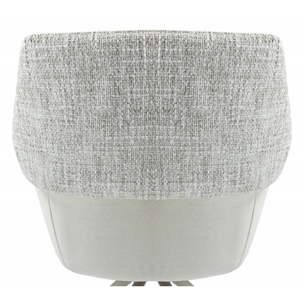 Стілець поворотний R-165 тофу + капучино