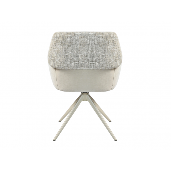 Стілець поворотний R-165 тофу + капучино