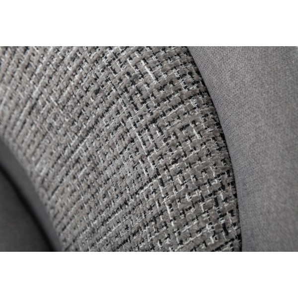 Стілець M-242 туманний сірий + чорний