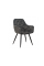 Стілець M-65 сірий велюр + чорний