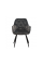 Стілець M-65 сірий велюр + чорний