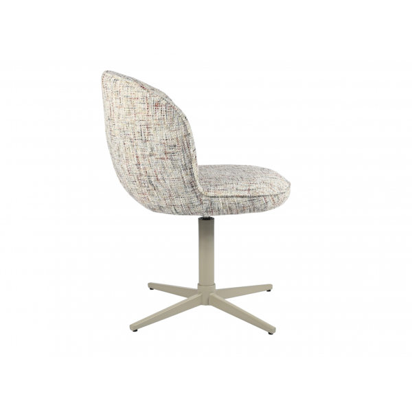 Стілець поворотний R-175 карамельний + капучино