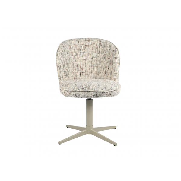 Стілець поворотний R-175 карамельний + капучино