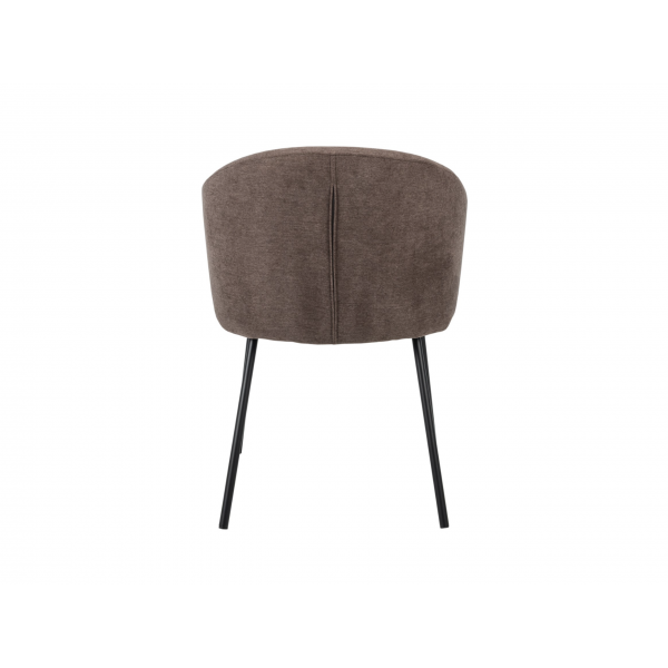 Стілець M-242 шоколадний + чорний