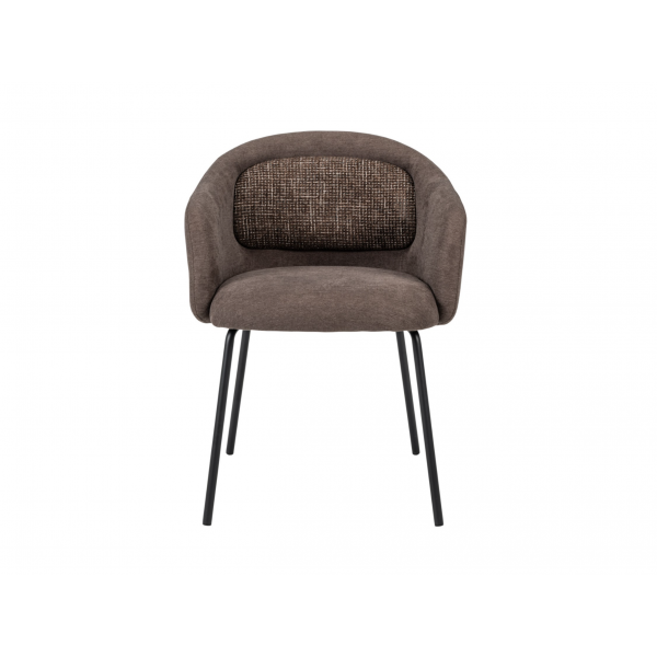 Стілець M-242 шоколадний + чорний