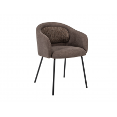 Стілець M-242 шоколадний + чорний