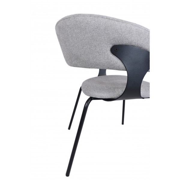 Стілець M-239 попільний + чорний