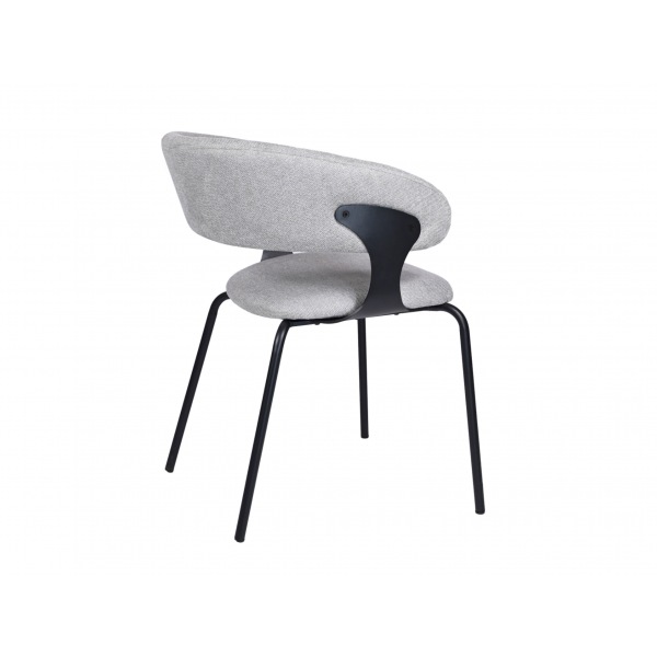 Стілець M-239 попільний + чорний