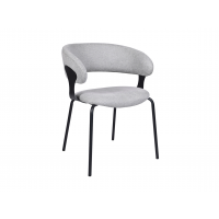 Стілець M-239 попільний + чорний