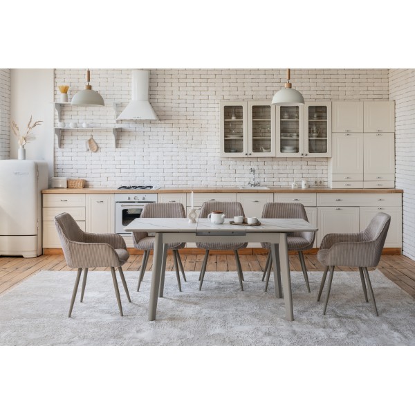 Стілець M-240 мигдаль + капучино