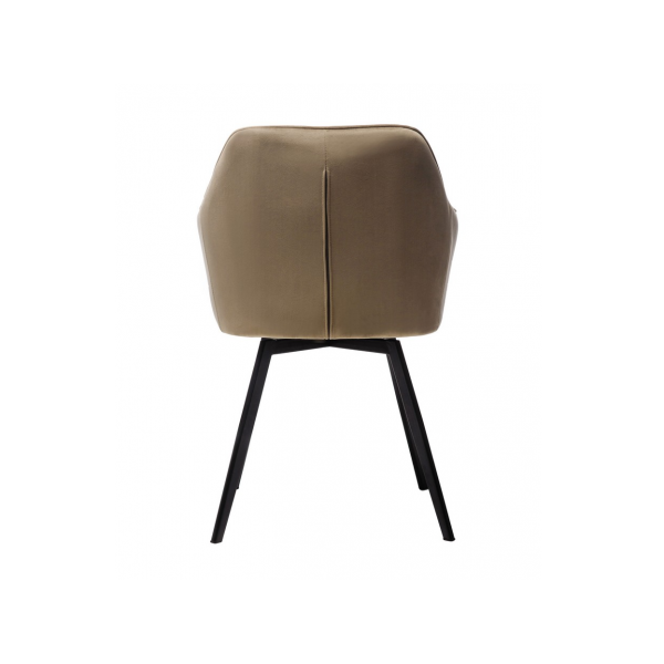 Стілець поворотний R-63 капучино + чорний