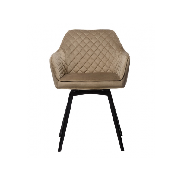 Стілець поворотний R-63 капучино + чорний