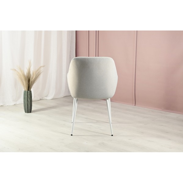 Стілець M-220 устричний + білий