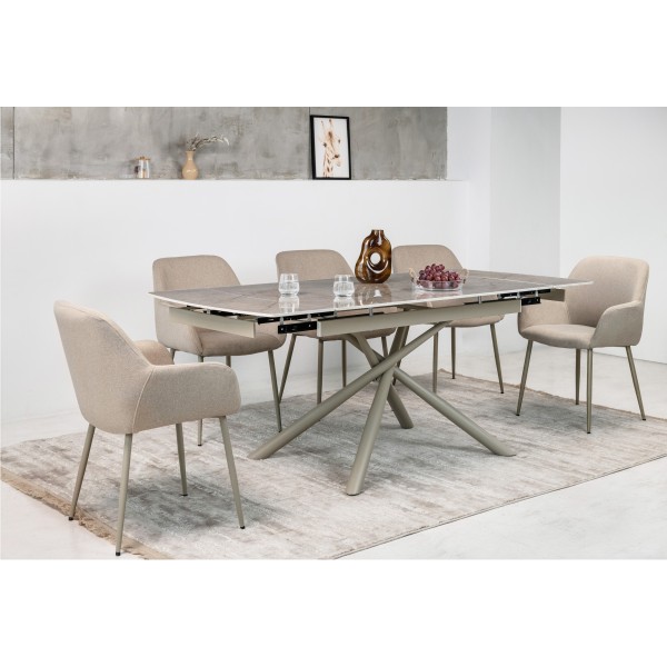 Стілець M-220 макадамія + капучино