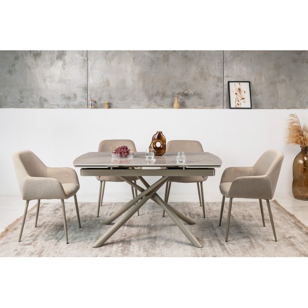 Стілець M-220 макадамія + капучино