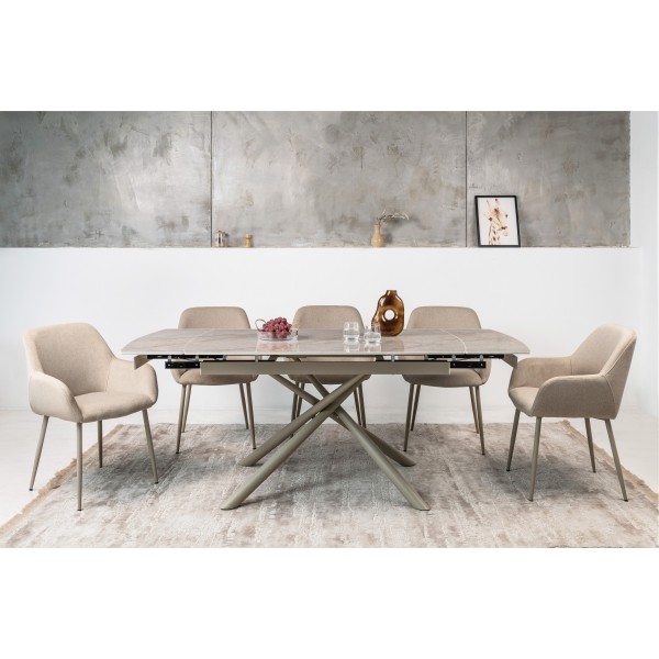 Стілець M-220 макадамія + капучино