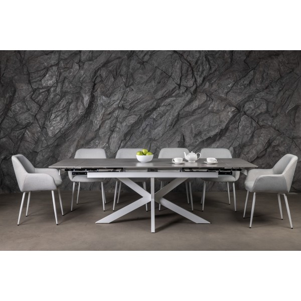 Стілець M-220 устричний + білий