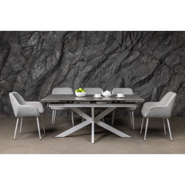 Стілець M-220 устричний + білий