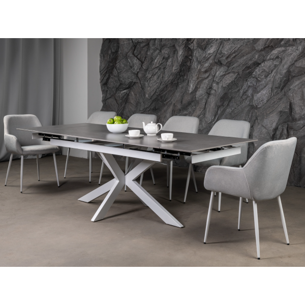 Стілець M-220 устричний + білий