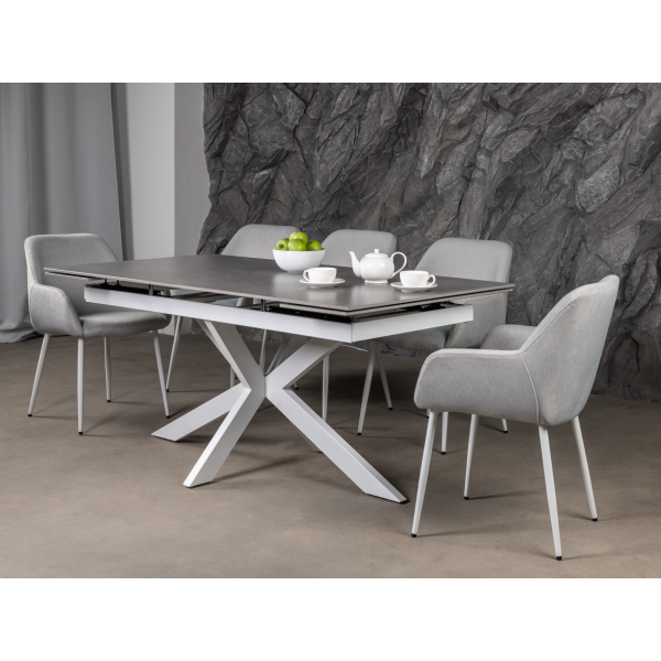 Стілець M-220 устричний + білий