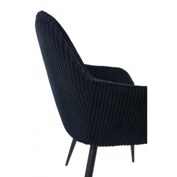 Стілець M-240 чорний + чорний