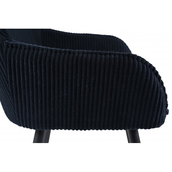 Стілець M-240 чорний + чорний