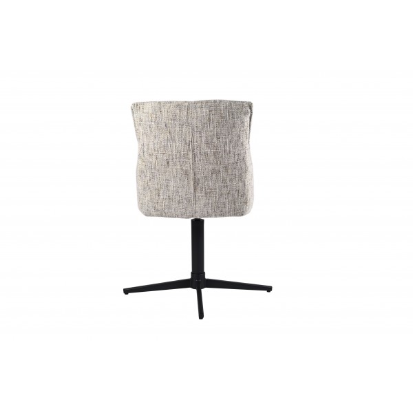 Стілець поворотний R-170 срібний + чорний