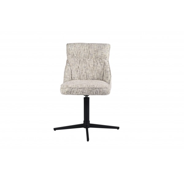 Стілець поворотний R-170 срібний + чорний