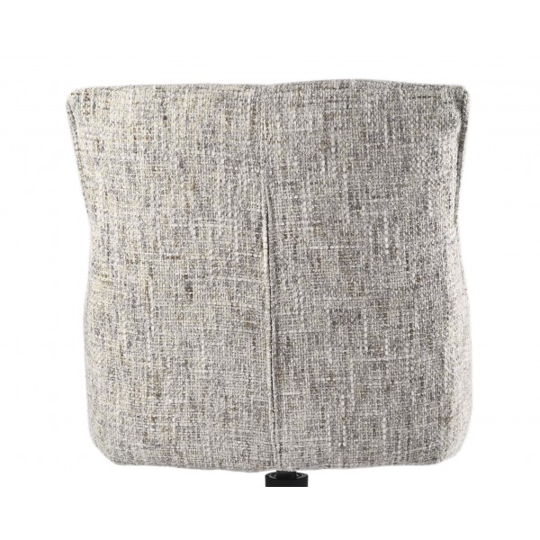 Стілець поворотний R-170 срібний + чорний