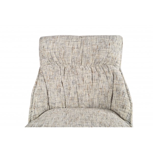 Стілець поворотний R-170 срібний + чорний