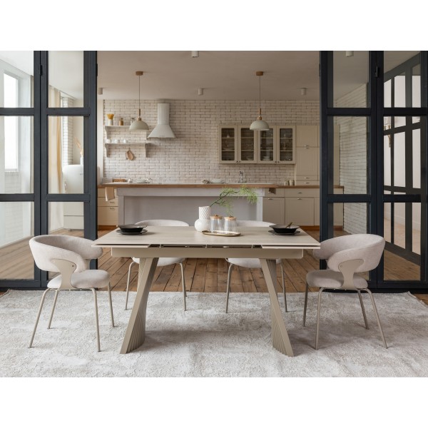 Стілець M-239 тауп + капучино