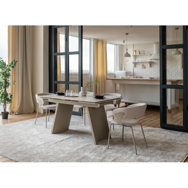 Стілець M-239 тауп + капучино