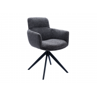 Стілець поворотний R-185 антрацит + чорний
