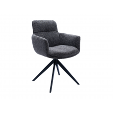 Стілець поворотний R-185 антрацит + чорний