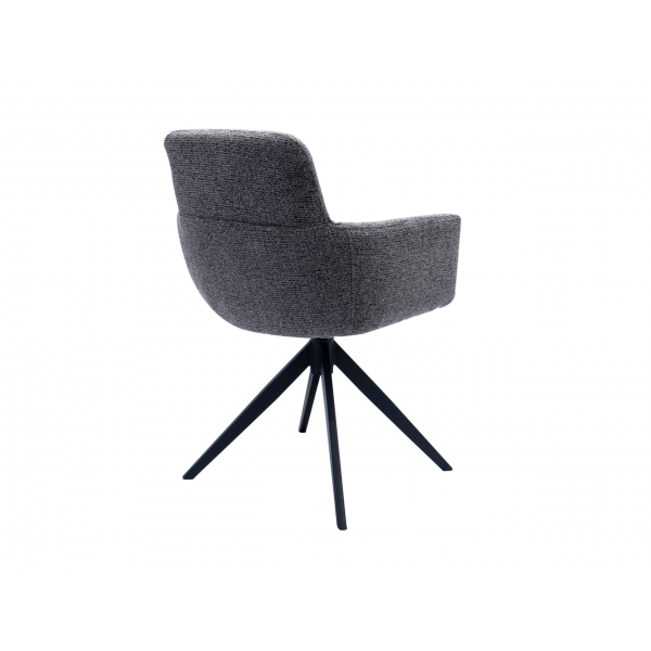 Стілець поворотний R-185 антрацит + чорний