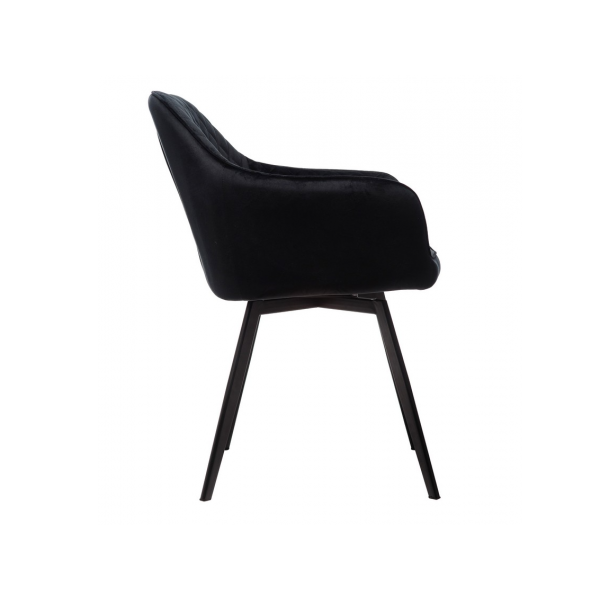 Стілець поворотний R-63 чорний + чорний