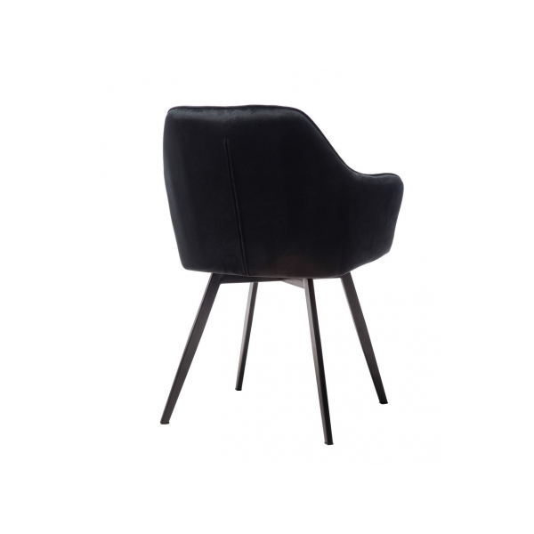 Стілець поворотний R-63 чорний + чорний