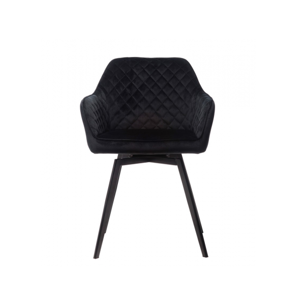 Стілець поворотний R-63 чорний + чорний