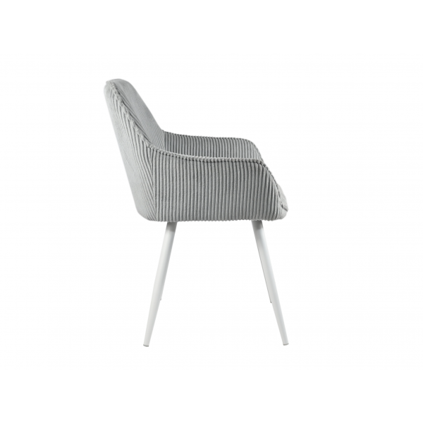 Стілець M-240 сивий + білий