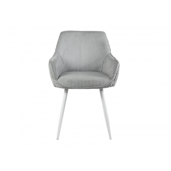 Стілець M-240 сивий + білий